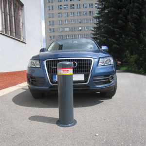 Stałe i przenośne blokady wjazdu parking